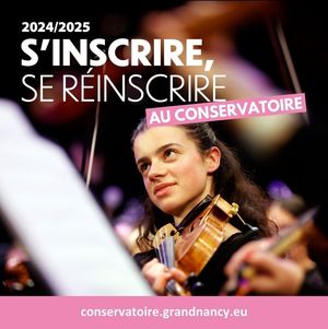 (Ré)inscriptions 2024/2025 au Conservatoire